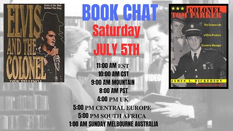 EPISODE 34ELVIS A-Z BOOK CHAT-THE CURIOUS LIFE OF ELVIS' ECCENTRIC MANAGER-COLONEL TOM PARKER