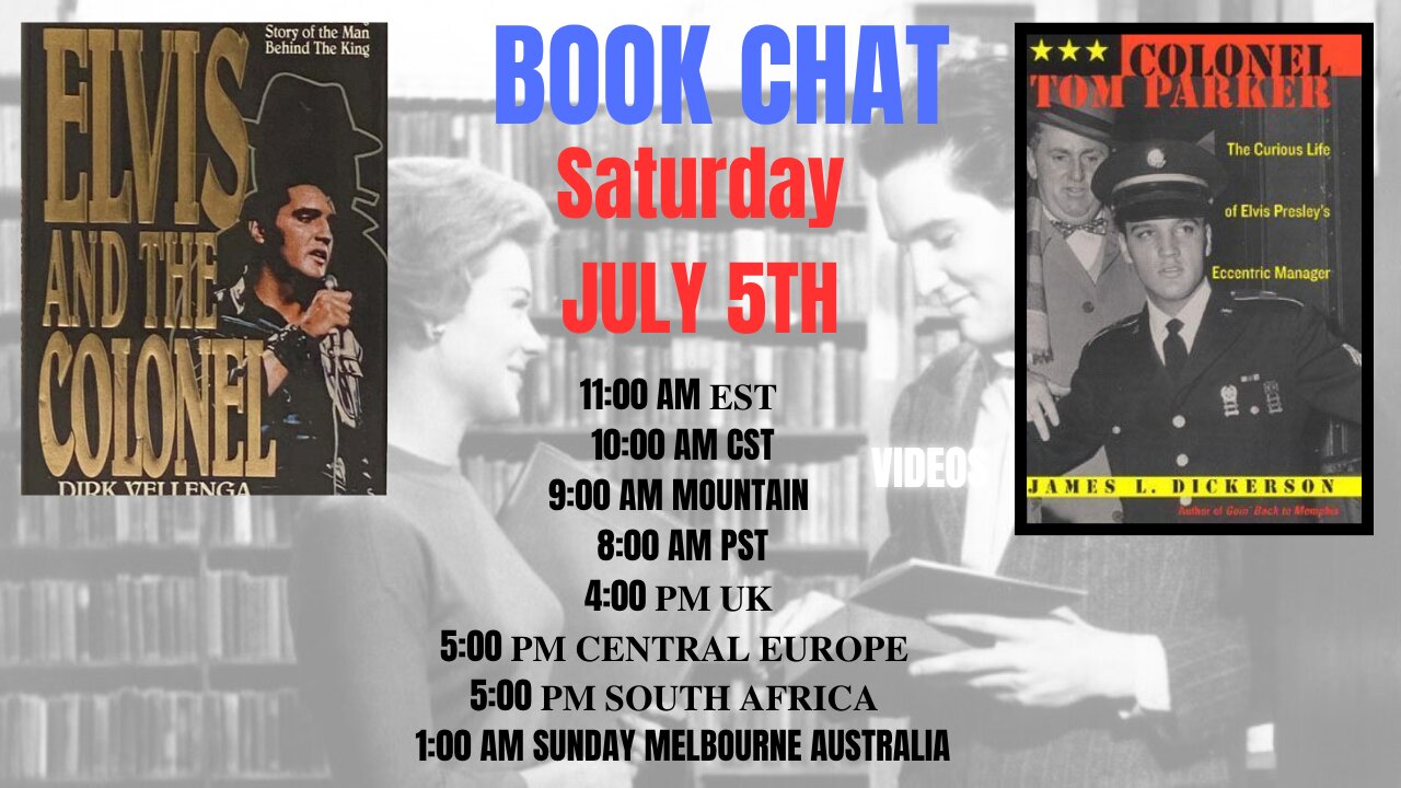 EPISODE 34ELVIS A-Z BOOK CHAT-THE CURIOUS LIFE OF ELVIS' ECCENTRIC MANAGER-COLONEL TOM PARKER