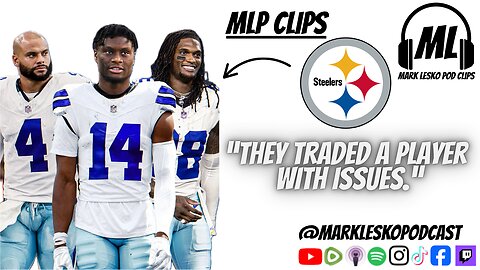 George Pickens traded to Cowboys || Mark Lesko Podcast #nfl #steelers #cowboys