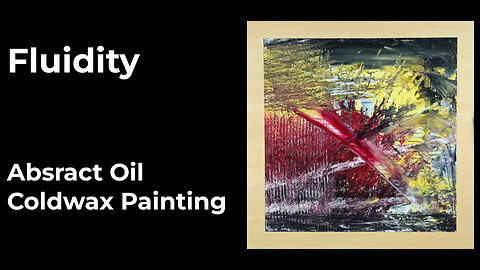 Abstract Oil Painting in Motion | Lividity – A Calming Visual Journey