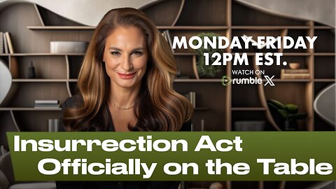 MORNINGS WITH MEL K - Insurrection Act Officially on the Table 1-07-26