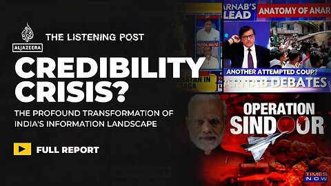 "More noise, less information" Indian media's credibility crisis | The Listening Post