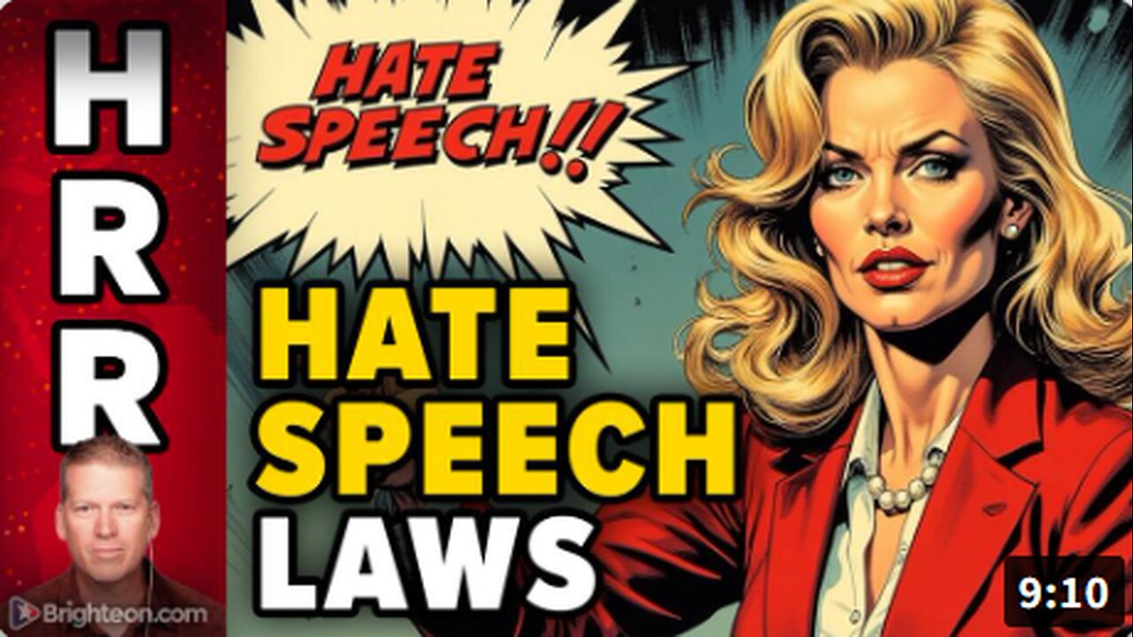 HATE SPEECH laws are anti-American