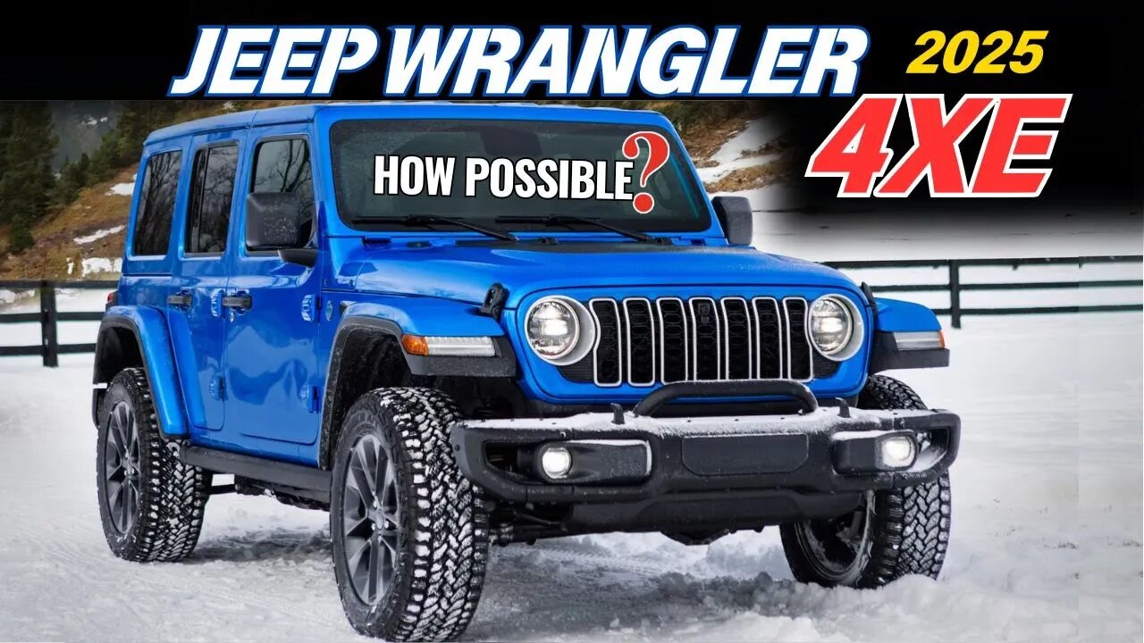🔥2025 Jeep Wrangler 4xe Backcountry - How This Car Wins Hearts Like a Chevy High Country
