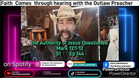 the Authority of Jesus Questioned Mark 12:1-12 S1 Ep 144