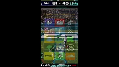 2nd Half Highlights Bal 87 vs Phi 45 #AllMadden #Madden25 #NFLmadden #madden