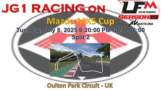 JG1 RACING on LFM - Mazda MX5 - Oulton Park Circuit - UK - Split 2