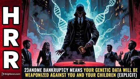 23andMe BANKRUPTCY means your genetic data will be WEAPONIZED against you... (EXPLICIT)