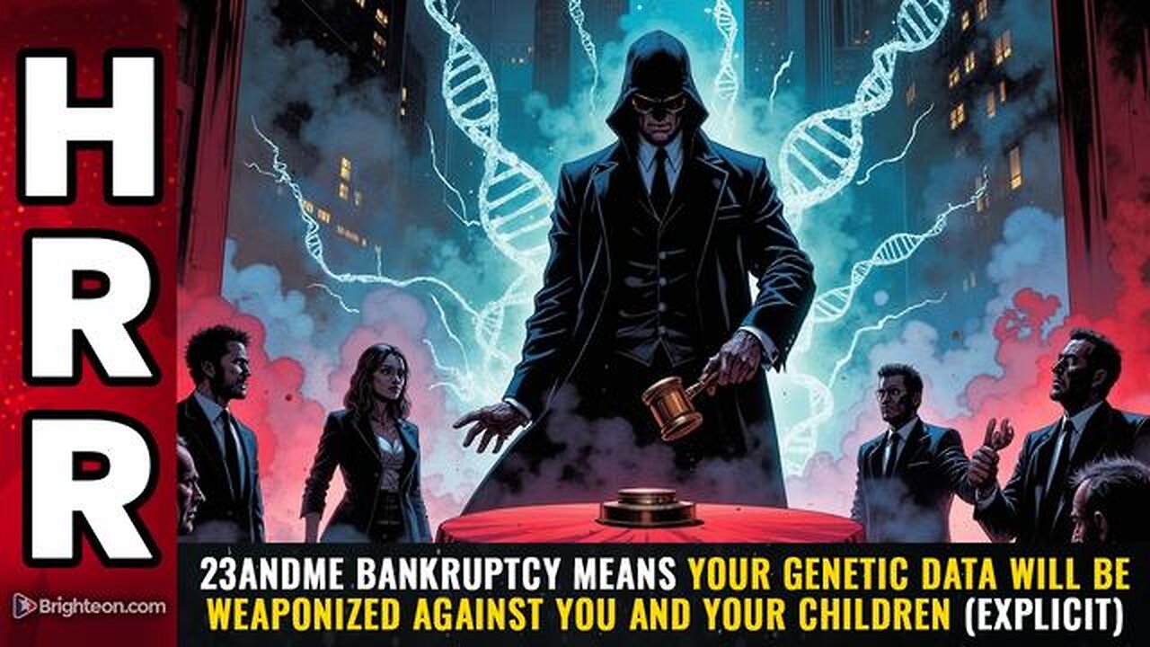 23andMe BANKRUPTCY means your genetic data will be WEAPONIZED against you... (EXPLICIT)
