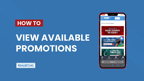 How to View Available Promotions and Bonus