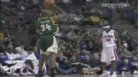 Ray Allen 22 Points 4 Ast @ Pistons, 2005-06.