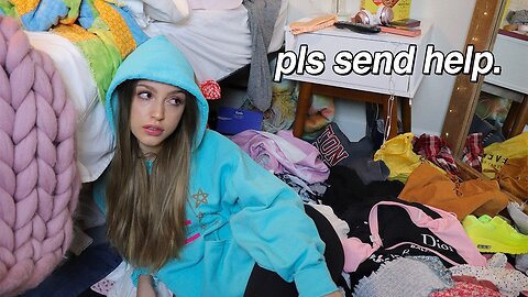 deep cleaning my room at 3AM... *send help*
			