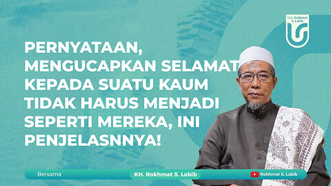 MENGUCAPKAN SELAMAT KEPADA SUATU KAUM TIDAK HARUS MENJADI SEPERTI MEREKA, INI PENJELASNNYA!