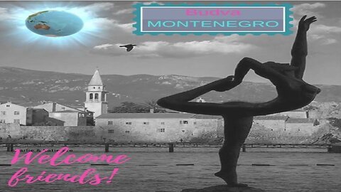 🛑 BUDVA, MONTENEGRO | FROM BUDVA WITH LOVE VIDEO POSTCARD - Relaxing Sea Sounds From The Adriatic 🎧
