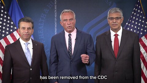 RFK Jr. "The COVID shot has been removed from the CDC schedule for Children and Pregnant Women" 🚫💉