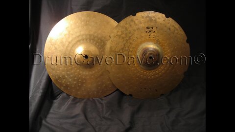 14” Zildjian 1980s AMIR IMPULSE Hi Hat Cymbals