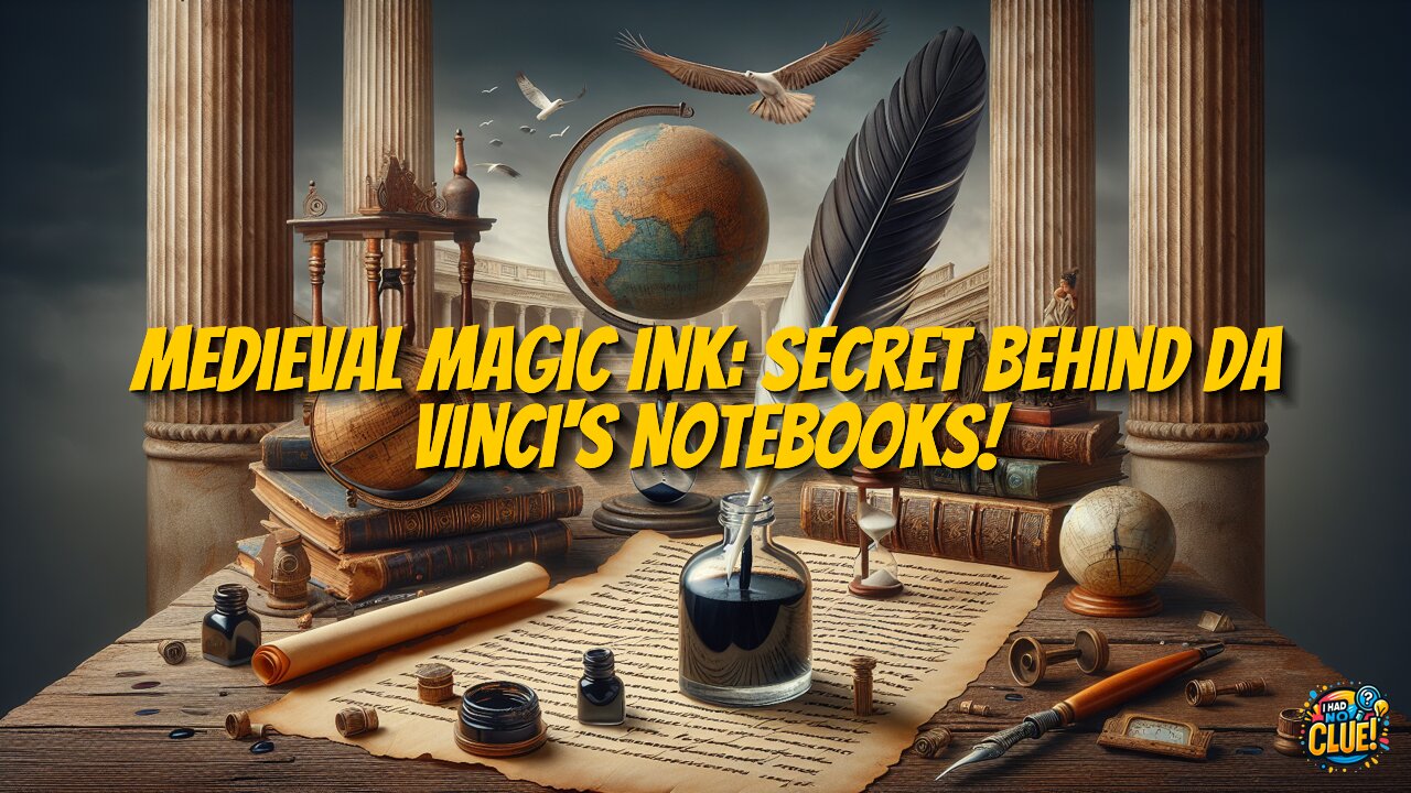 Medieval Magic Ink: Secret Behind Da Vinci's Notebooks!