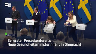 Bei erster Pressekonferenz: Neue Gesundheitsministerin fällt in Ohnmacht