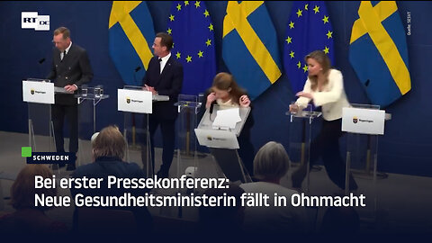 Bei erster Pressekonferenz: Neue Gesundheitsministerin fällt in Ohnmacht