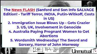 Liberty Conspiracy LIVE 8-6-25 Trump Tariff Hits $, Russia Talks, Genocide Gaza