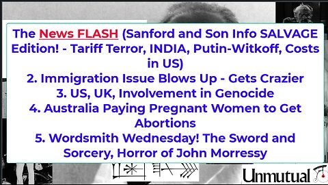 Liberty Conspiracy LIVE 8-6-25 Trump Tariff Hits $, Russia Talks, Genocide Gaza
