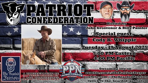 Patriot Confederation - Cody K. Whipple Interview (August 19, 2025)