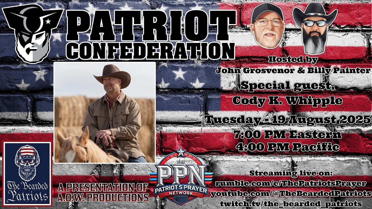 Patriot Confederation - Cody K. Whipple Interview (August 19, 2025)