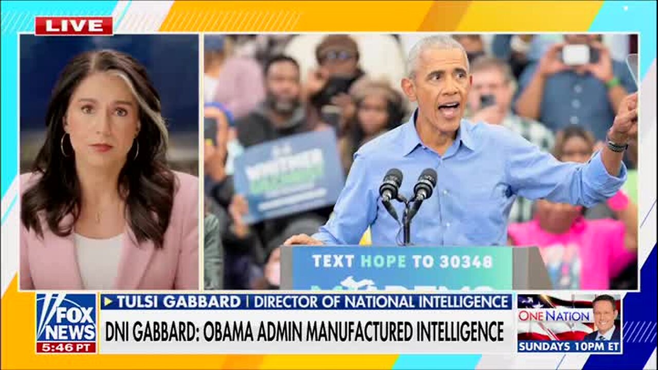 Tulsi Gabbard: Obama Administration Manufacturing Intelligence Similar to What We Saw Under George W. Bush with WMDs