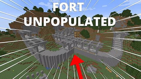Exploring Fort Unpopulated (2b2t Build) - (PC HD) [720p30FPS]