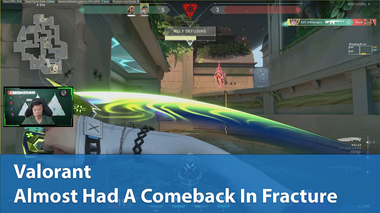 Almost Had A Comeback In Fracture | Competitive 1W-3L | Valorant