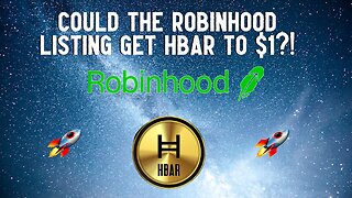 Could The Robinhood Listing Get HBAR To $1?!