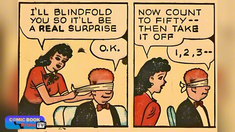 The real surprise, Fritzi Ritz and Phil Fumble By Ernie Bushmiller shortvideo #shorts #comics #funny