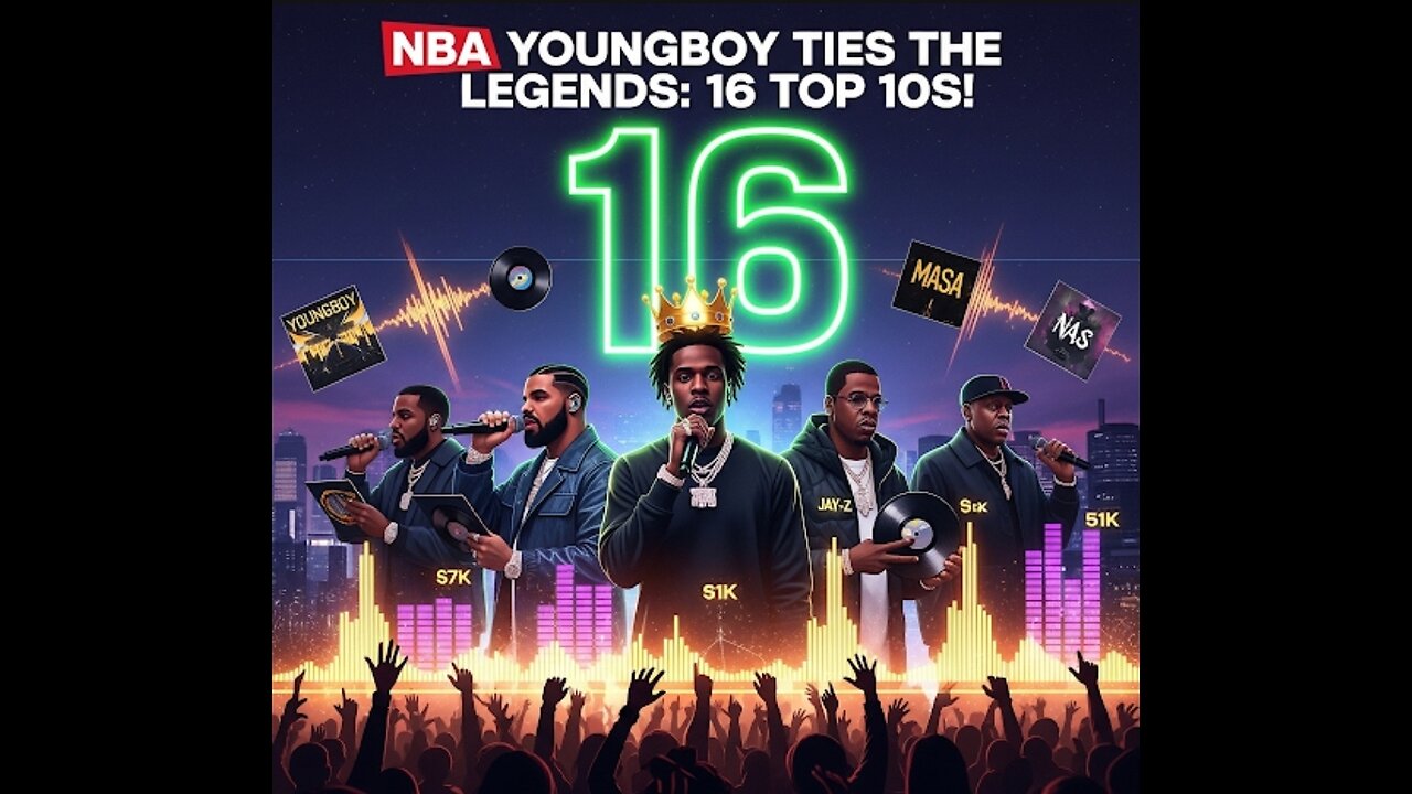 YoungBoy’s Record-Breaking Run: Matching Drake and Jay-Z!