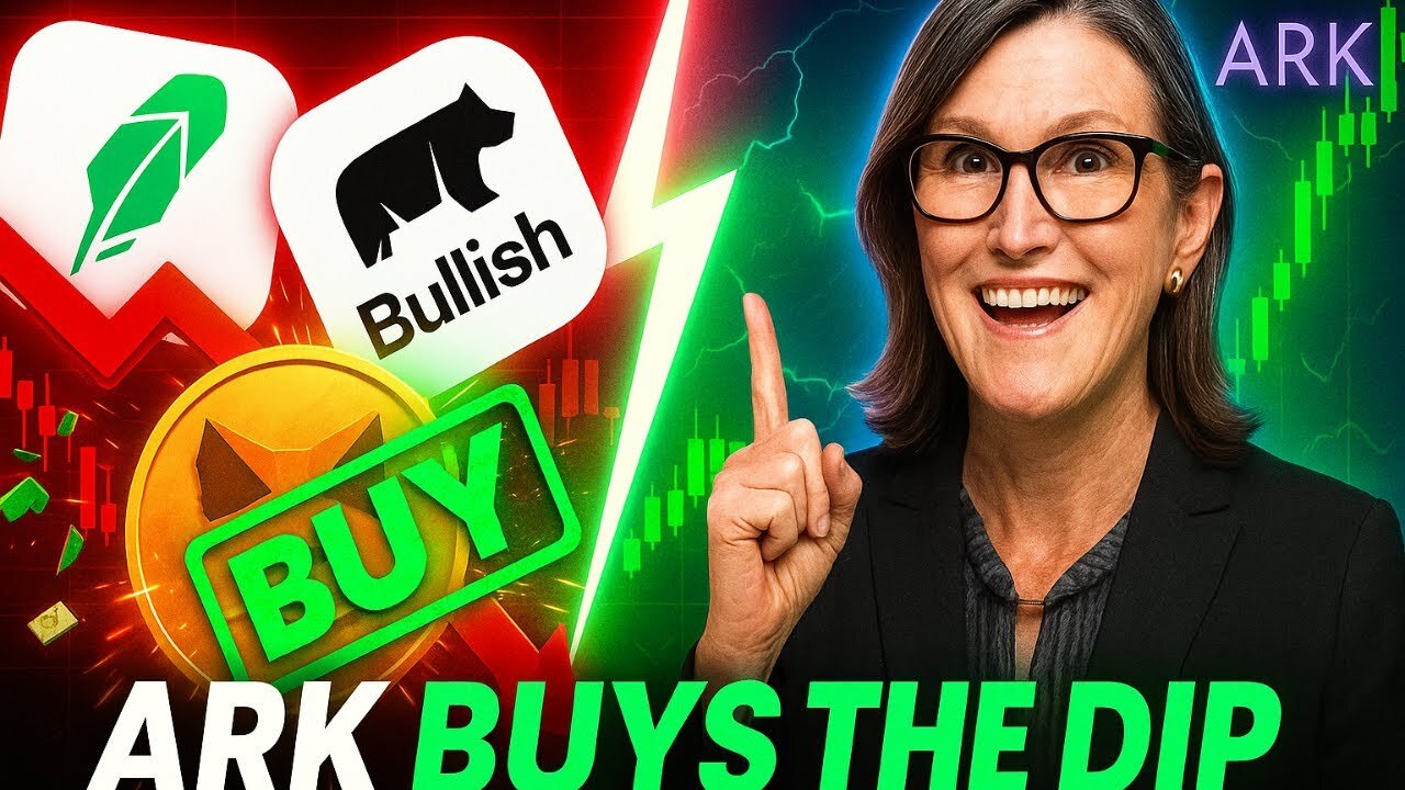 Ark Invest Buys The Dip On Bullish & Robinhood Stock