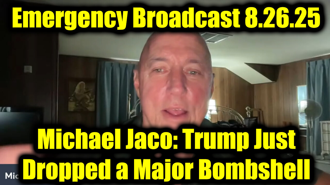 a Major Bombshell. 8-26-25-AT-2PM-CST-35T-EST #TRUTH
