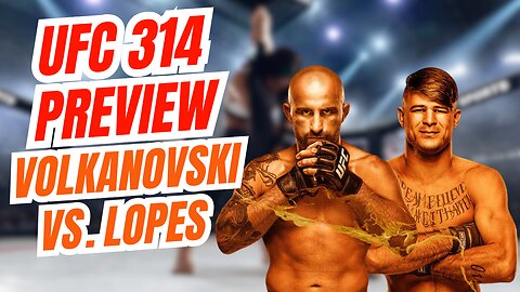 Can Volk Return To His Former Glory? Will Paddy The Baddy Move Past Chandler? | UFC 314 Preview