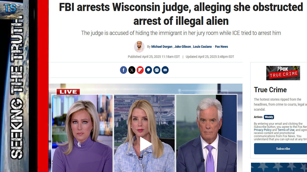 A Wisconsin judge is arrested by the FBI for obstructing the arrest of an illegal alien.