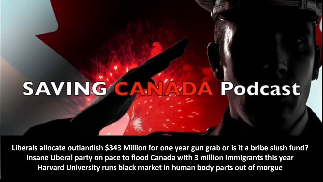 SCP310 - Liberals allocate $343 Million for 2025 gun confiscation looks like a slush fund for fraud.
