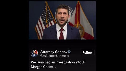 🚨The Attorney General of Florida just Launched an Investigation on JP Morgan!