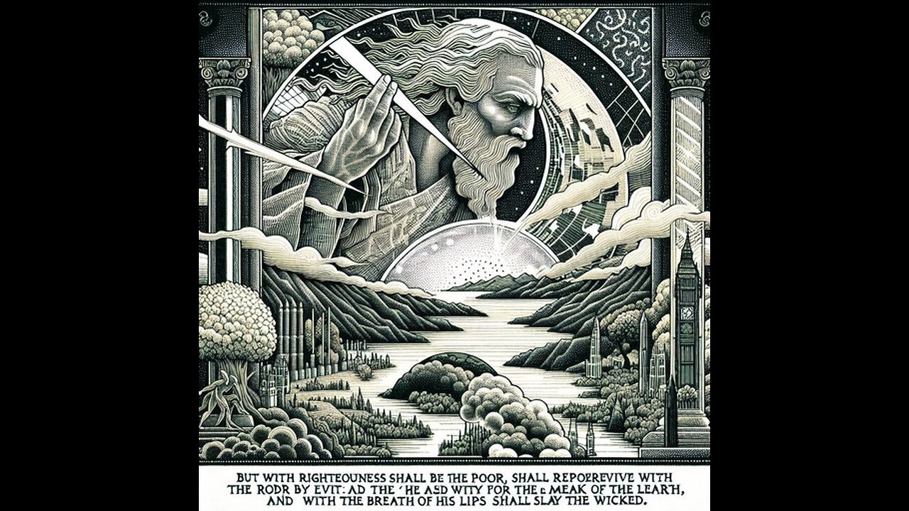 041725 He shall strike them—those of Bel and the scorner of the lowly. Sean resembles YHVH