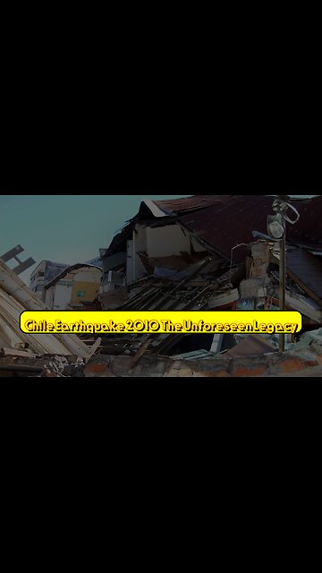 Chile Earthquake 2010: The Unforeseen Legacy #Earthquake #Chile #Seismic