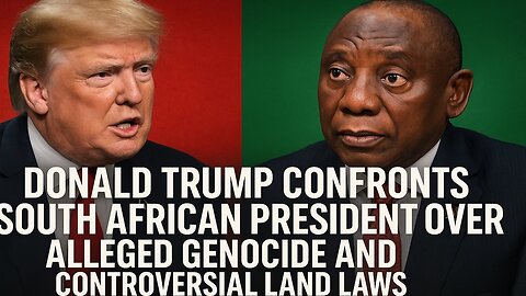 Donald Trump Confronts South African President Over Genocide