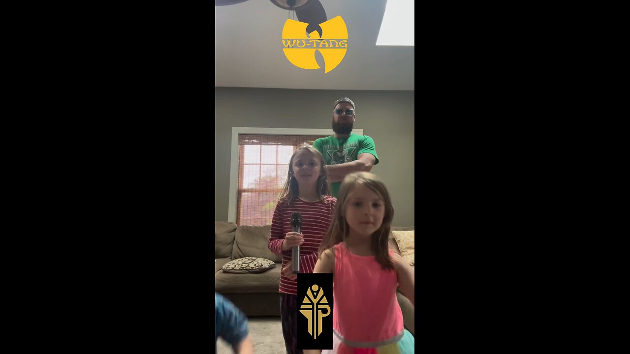 Dad Teaches His Own Clan The Wu-Tang....