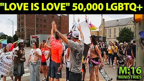 Indy Pride Parade Street Preaching | Love is Love | What is Love??