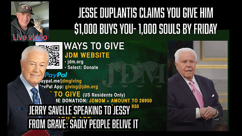 $1,000 Buys 1,000 Souls? Jesse Duplantis Also Claims Jerry Savelle Spoke from the Grave
