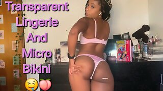 Haul Archives daily LIVE 🔴 Transparent Lingerie and micro Bikini 👙 try on haul