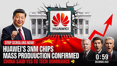 3NM CHIPS: Huawei MASS PRODUCES! China Says YES 🔥