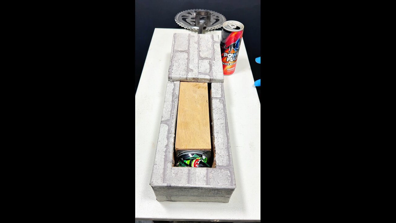Power Full vs Mountain Dew Can Crushing Challenge!