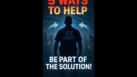 5 Great Ways You Can Help ICE- Be A Part Of The Solution!