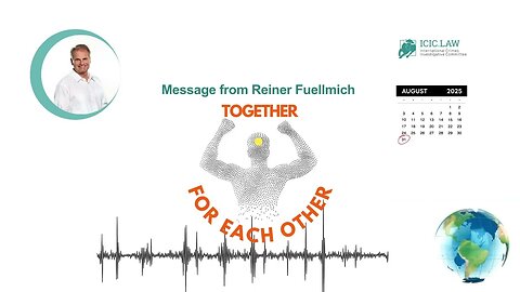 Statement Dr. Reiner Fuellmich 08.31.2025